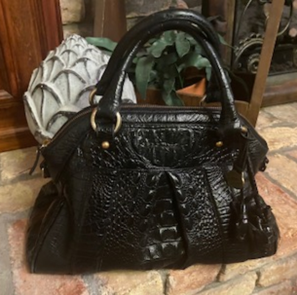 Black Brahmin Satchel Bag